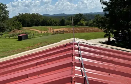 Lightning Protection on Metal Roof