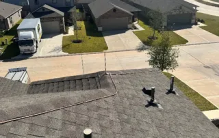 Lightning Protection Rod installed on Roof