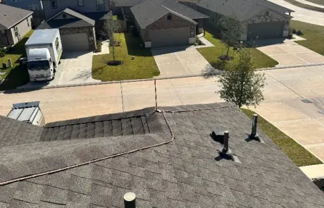 Lightning Protection Rod installed on Roof