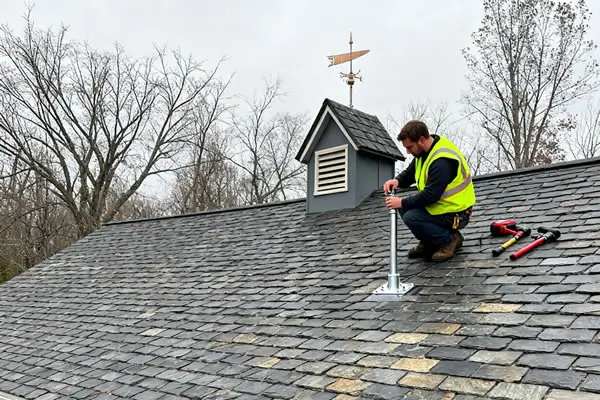 Installing Lightning Protection System for a home