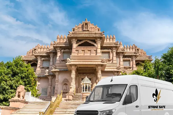 Lightning Rods for a Temple in Florida