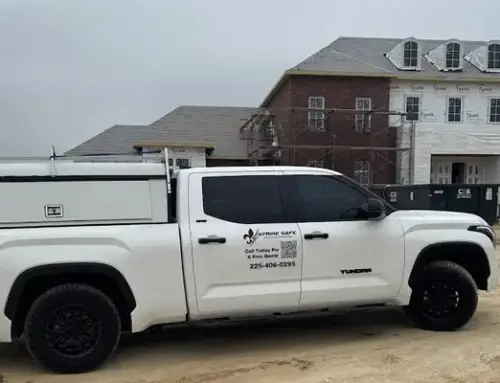 Installing Lightning Rods New Construction