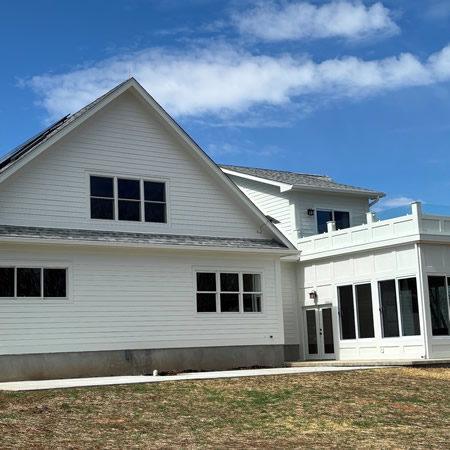 Lightning rods for solar panel