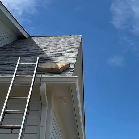 Solar panel roof lightning rods