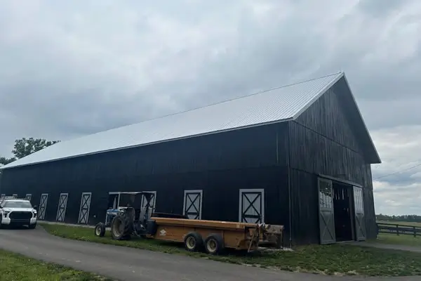 Installing Lightning Rods for Barns